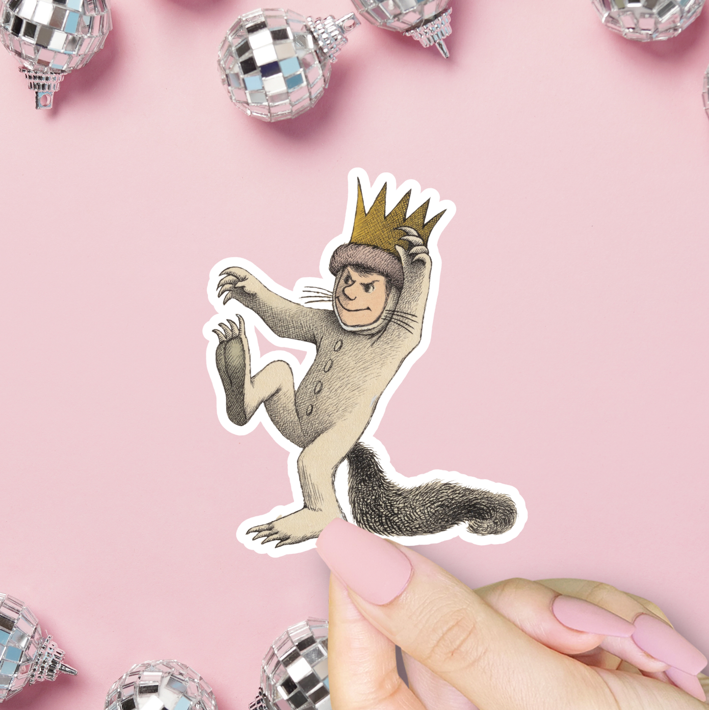 Where The Wild Things Are Sticker, Throwback Children's Book