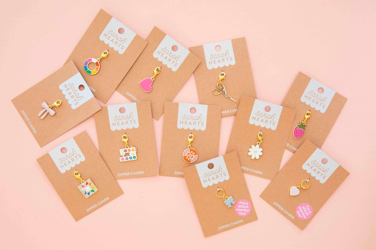 Sweet Heart Enamel Stitch Marker