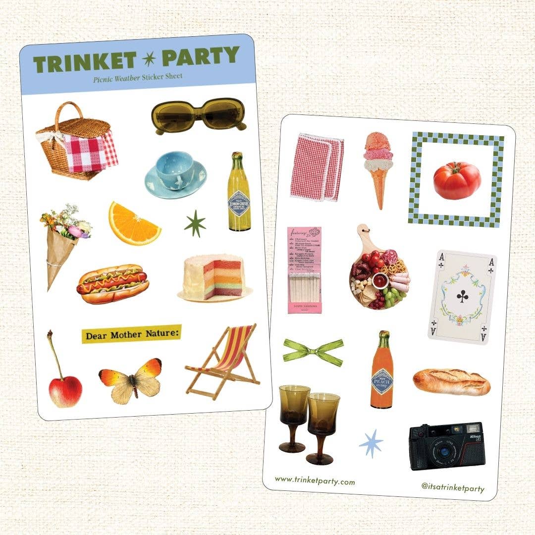 Picnic Weather Sticker Sheets