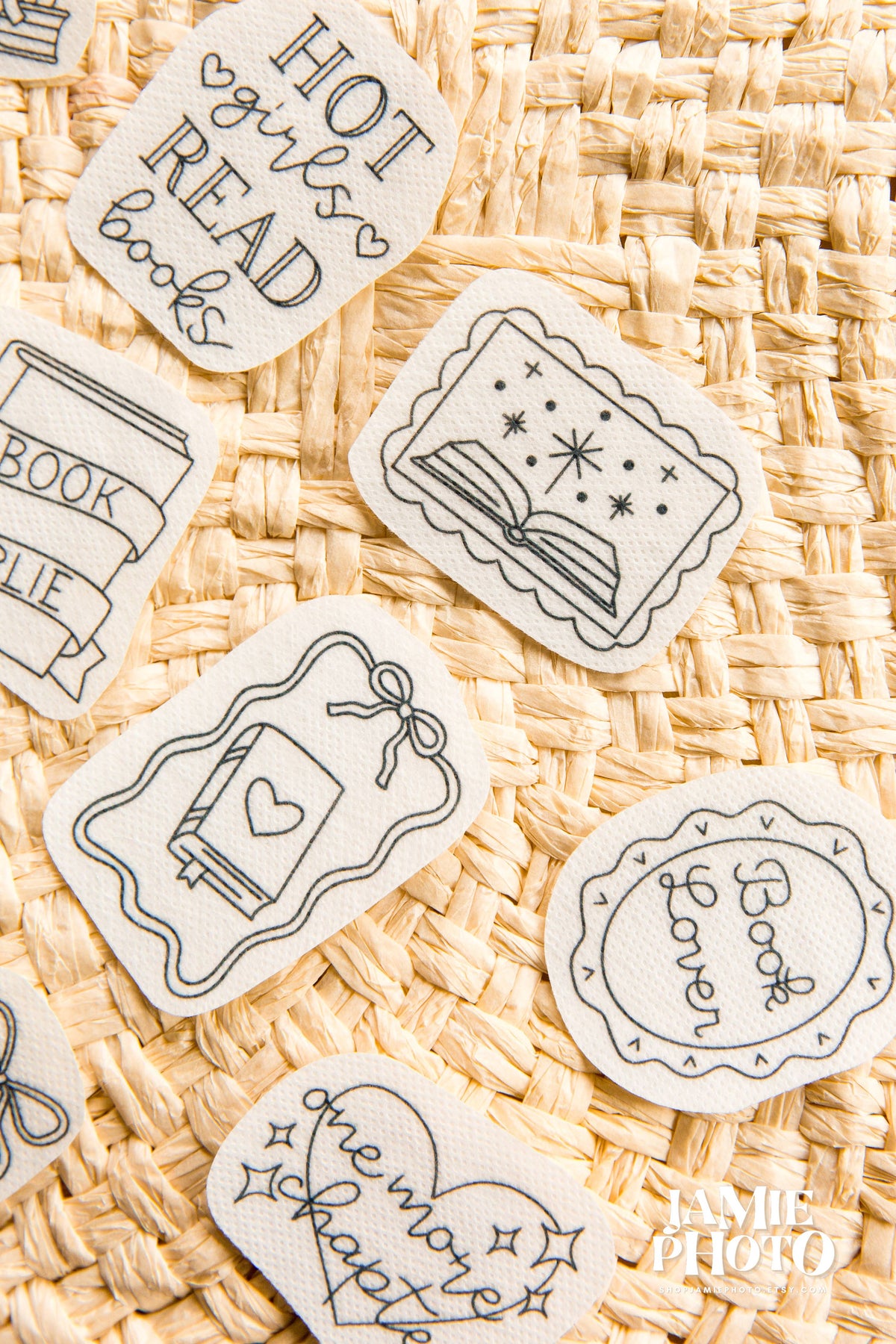 Book Lover Stick and Stitch Embroidery Pack, 10 Designs