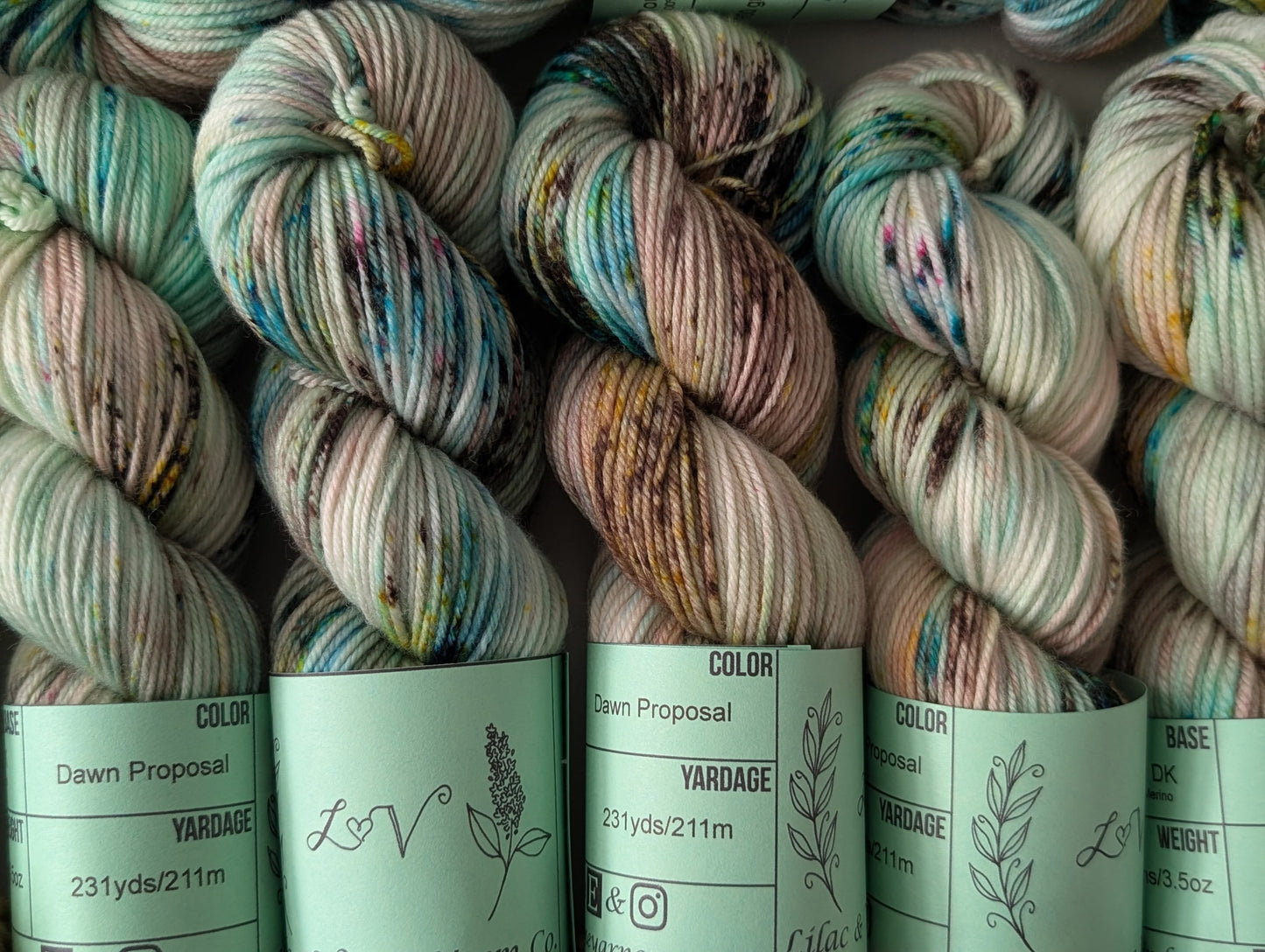 Dawn Proposal- Lilac and Vine Yarn