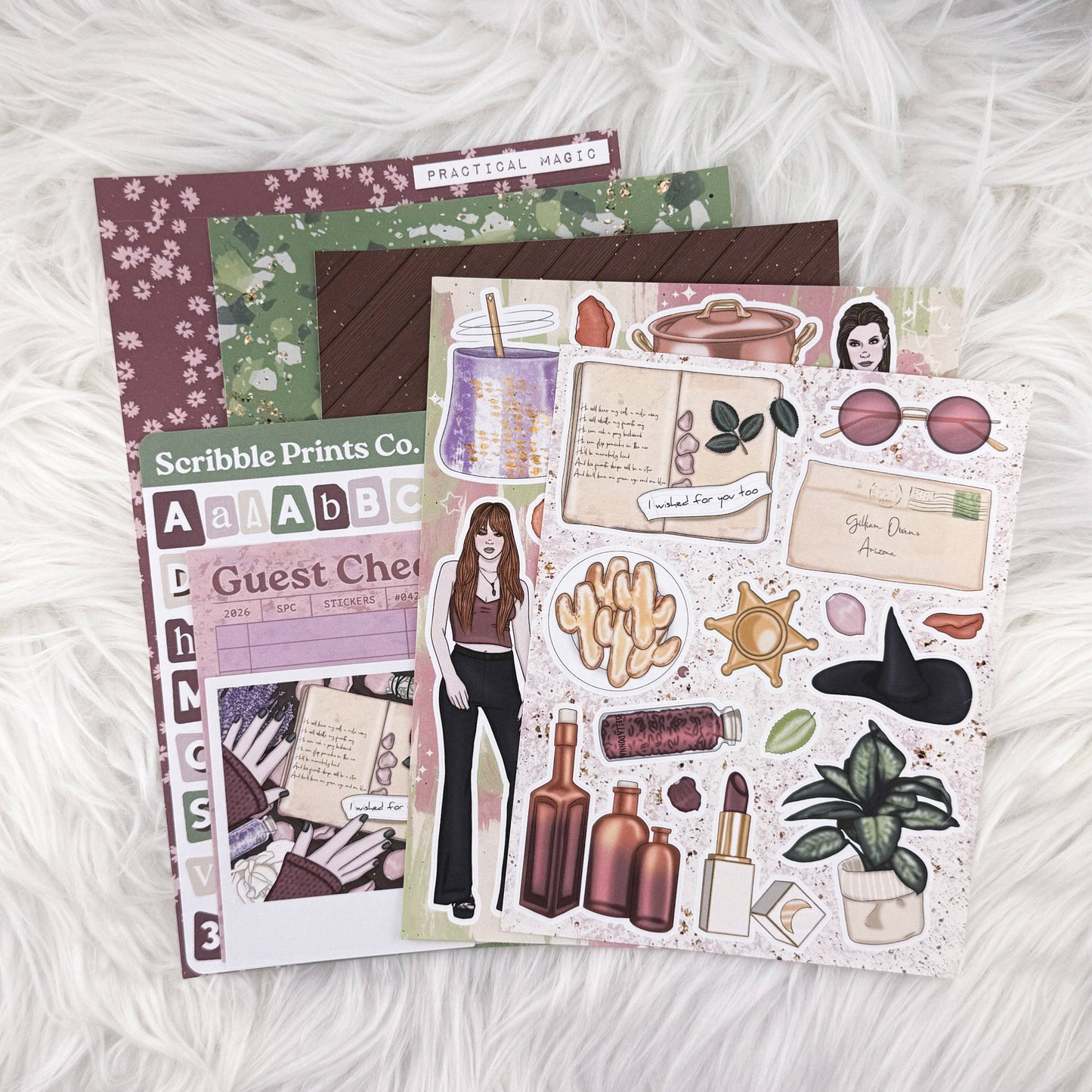 Practical Magic Junk Journal Sticker Kit