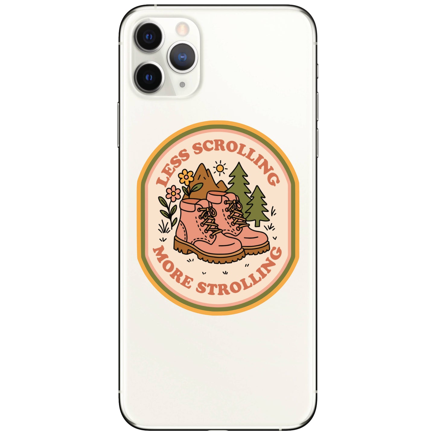 Cute Outdoors Hiking Nature High Quality Vinyl Sticker