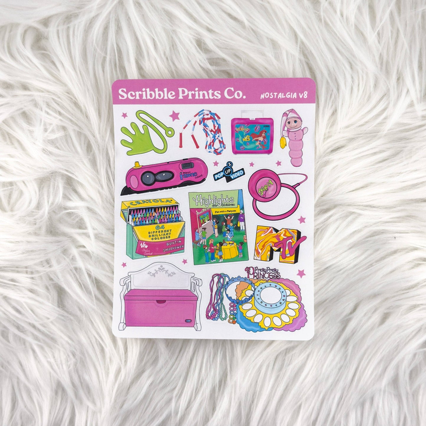 Nostalgia V8 – Deco // Matte Journal Stickers