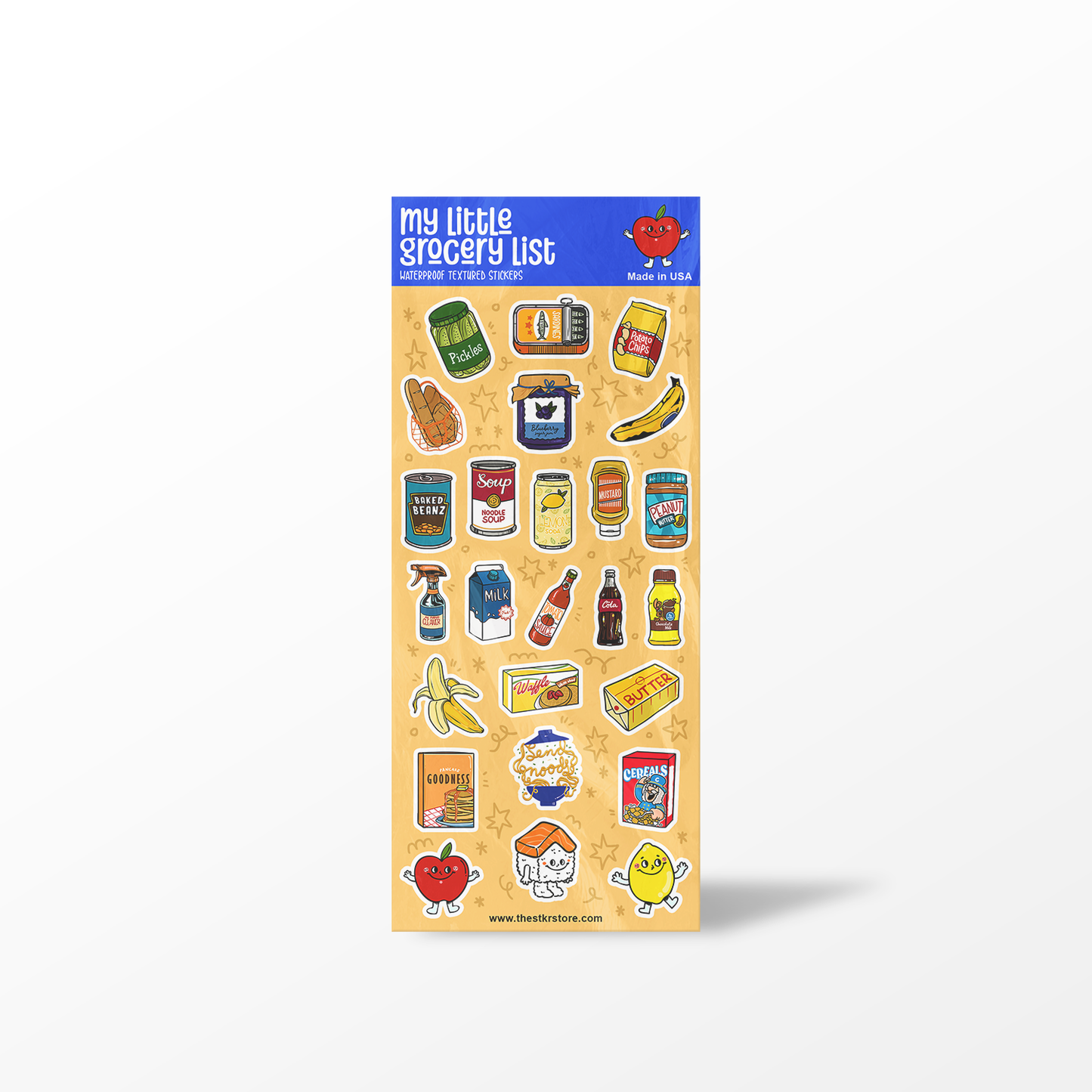 Little Grocery List Sticker Sheet