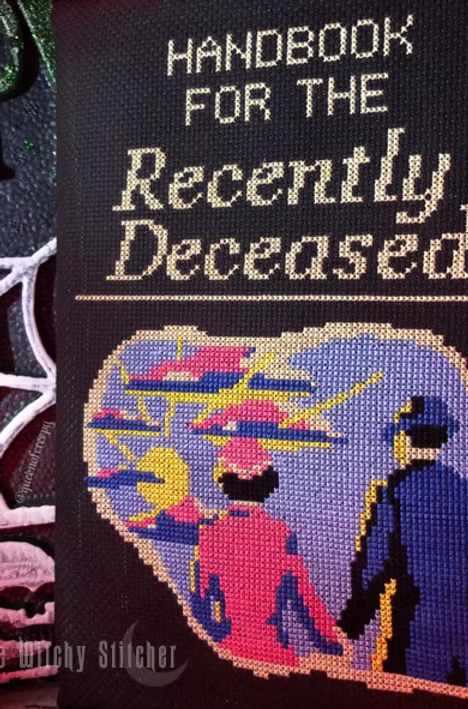 Handbook For The Recently Deceased - Cross Stitch Pattern