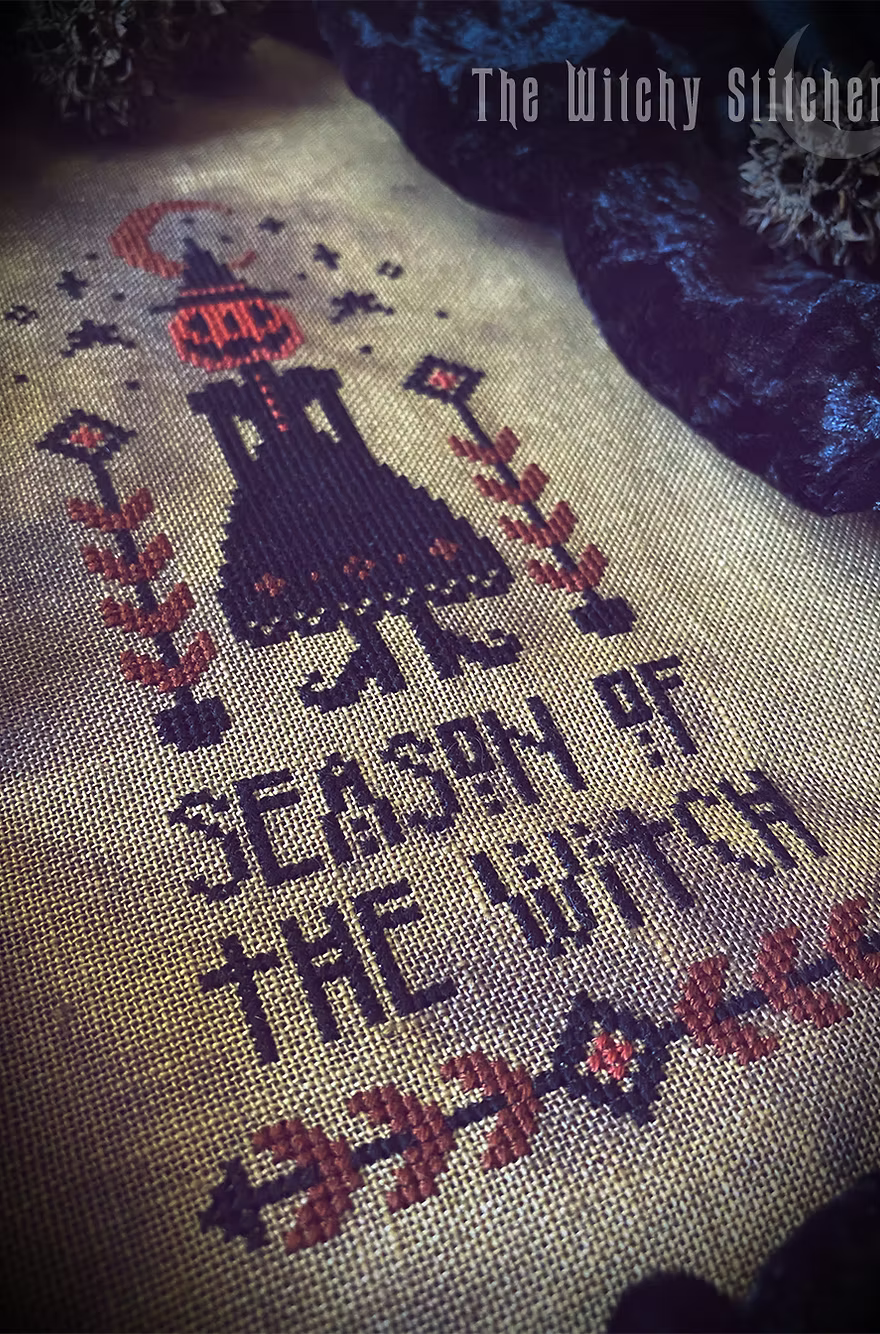 Season Of The Witch - Cross Stitch Pattern