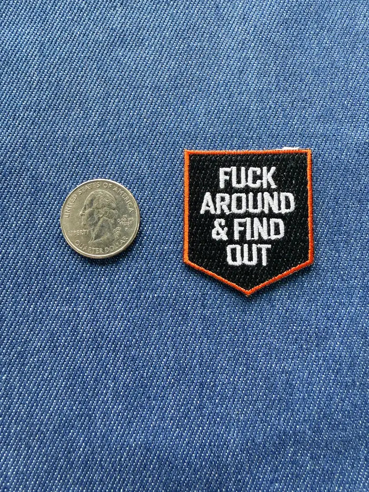 Fuck Around & Find Out Philadelphia Ice Hockey Patch - Med