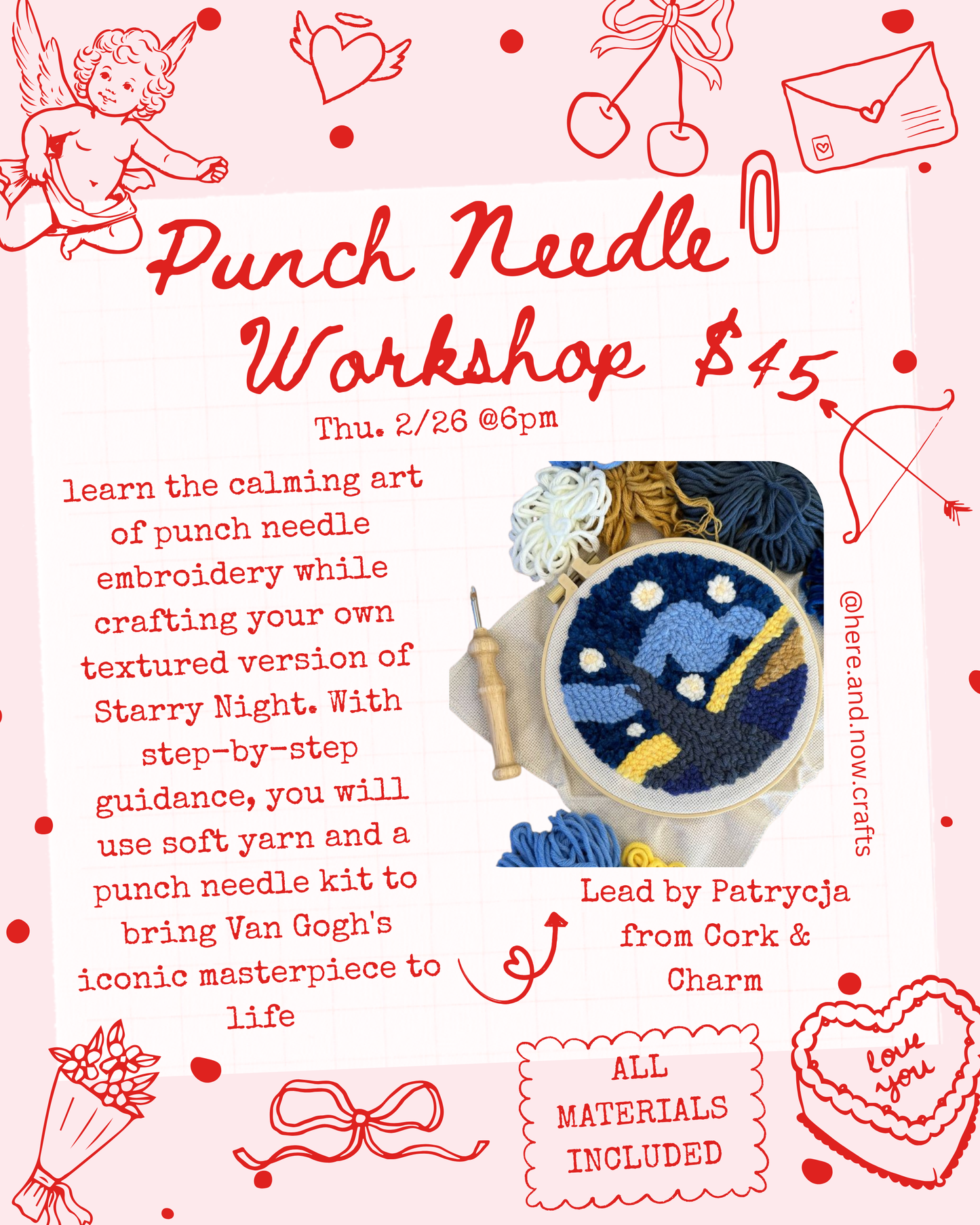 Punch Needle Workshop- Starry Night