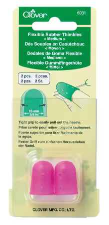 Clover Flexible Rubber Thimble Medium