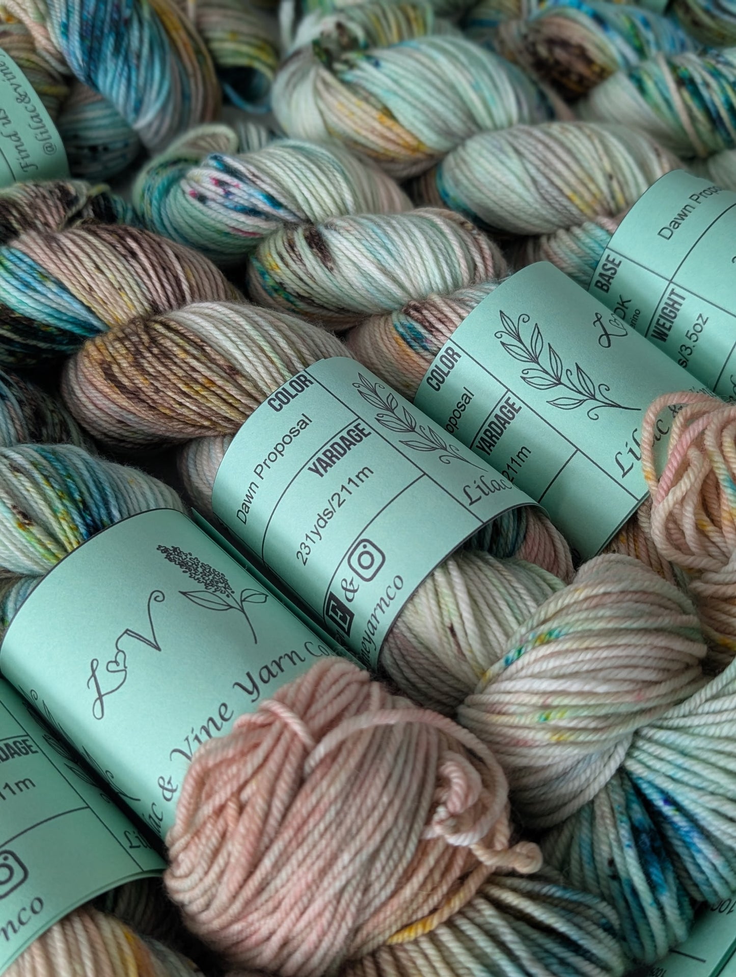 Dawn Proposal- Lilac and Vine Yarn