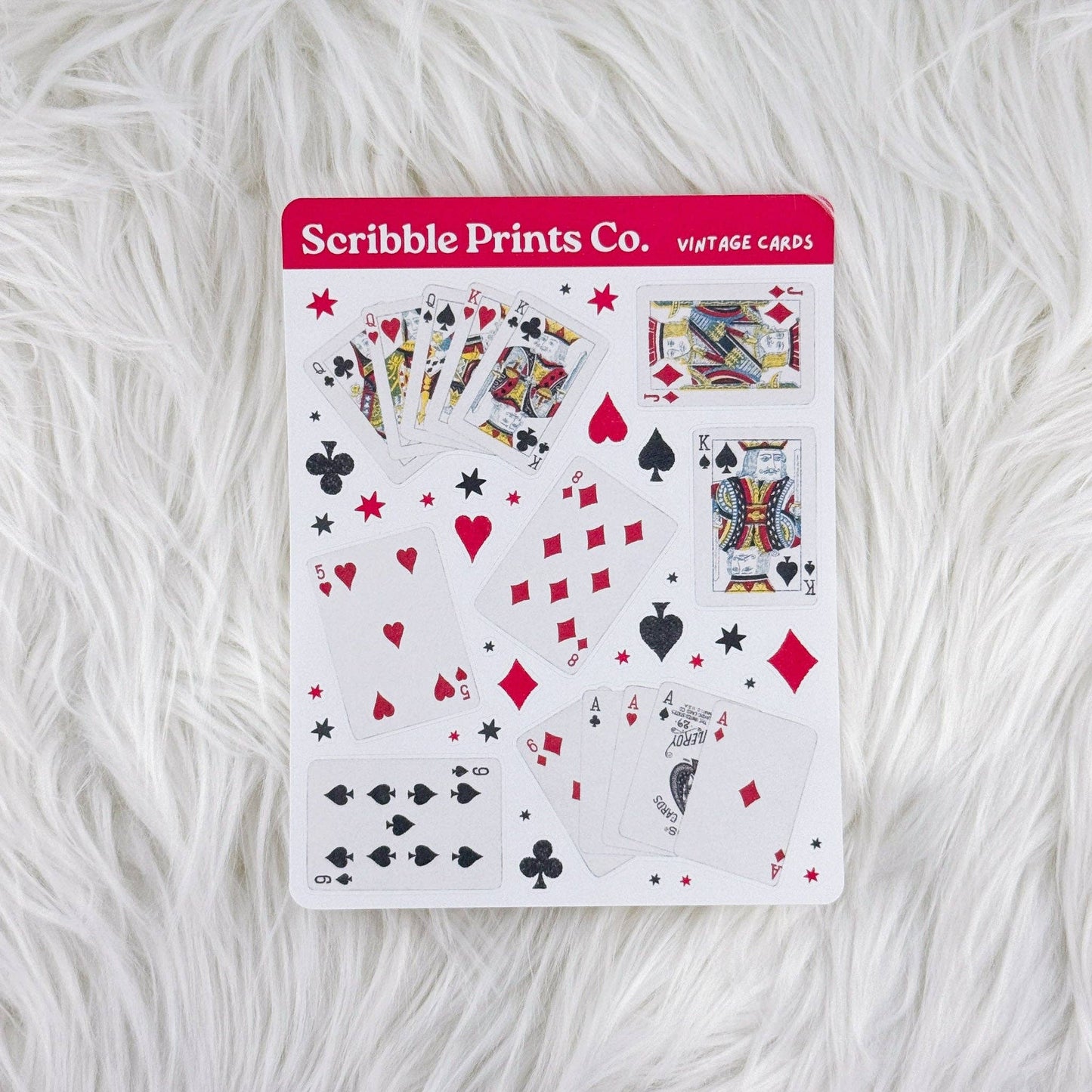 Vintage Cards – Deco // Matte Journal Stickers