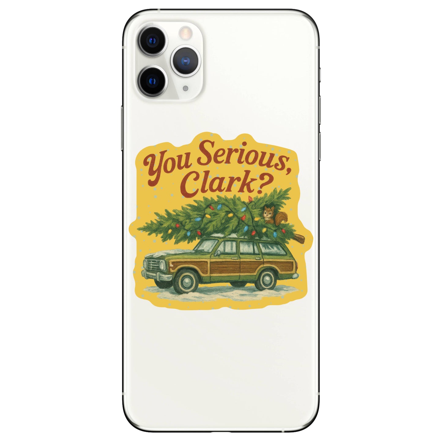 Holiday Christmas 1980's Humor High Quality Vinyl Sticker
