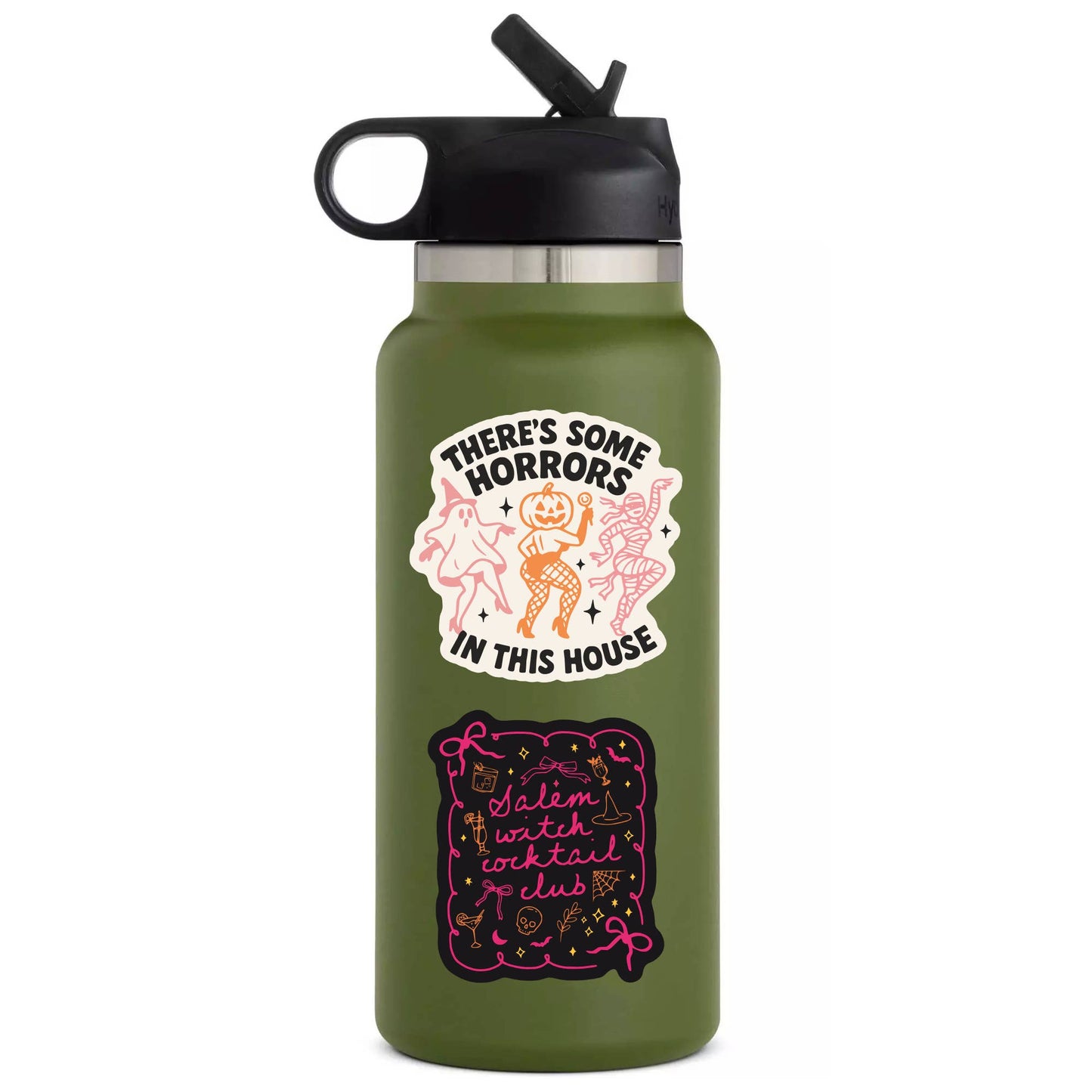 Halloween Fall Cocktail Witch Read High Quality Vinyl Stick