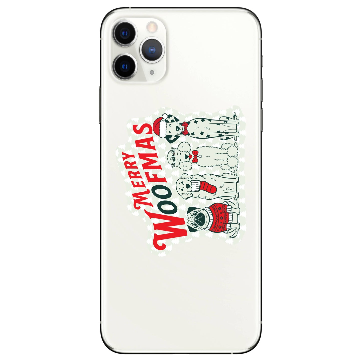 Holiday Christmas Puppy Dog Pet High Quality Vinyl Sticker