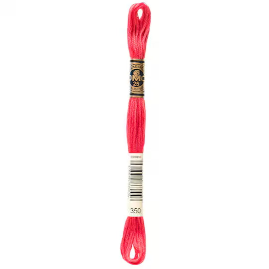 DMC Floss- 350 Med Coral