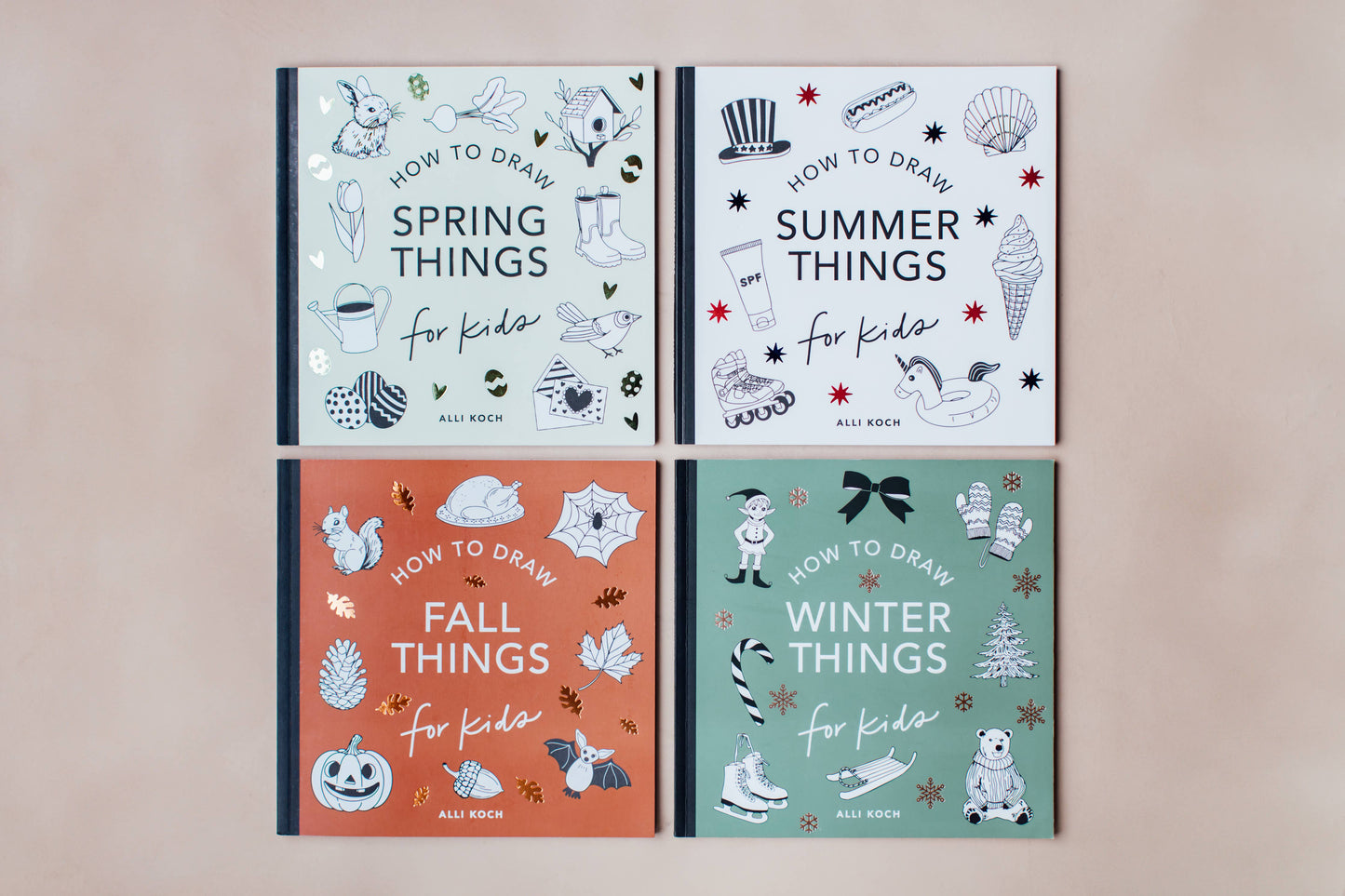 Spring Things: How to Draw Books for Kids (Easter Gifts)