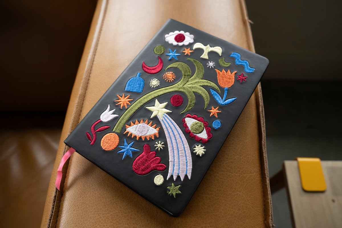 Magic Night Hardbound Embroidered Notebook HBE2611L