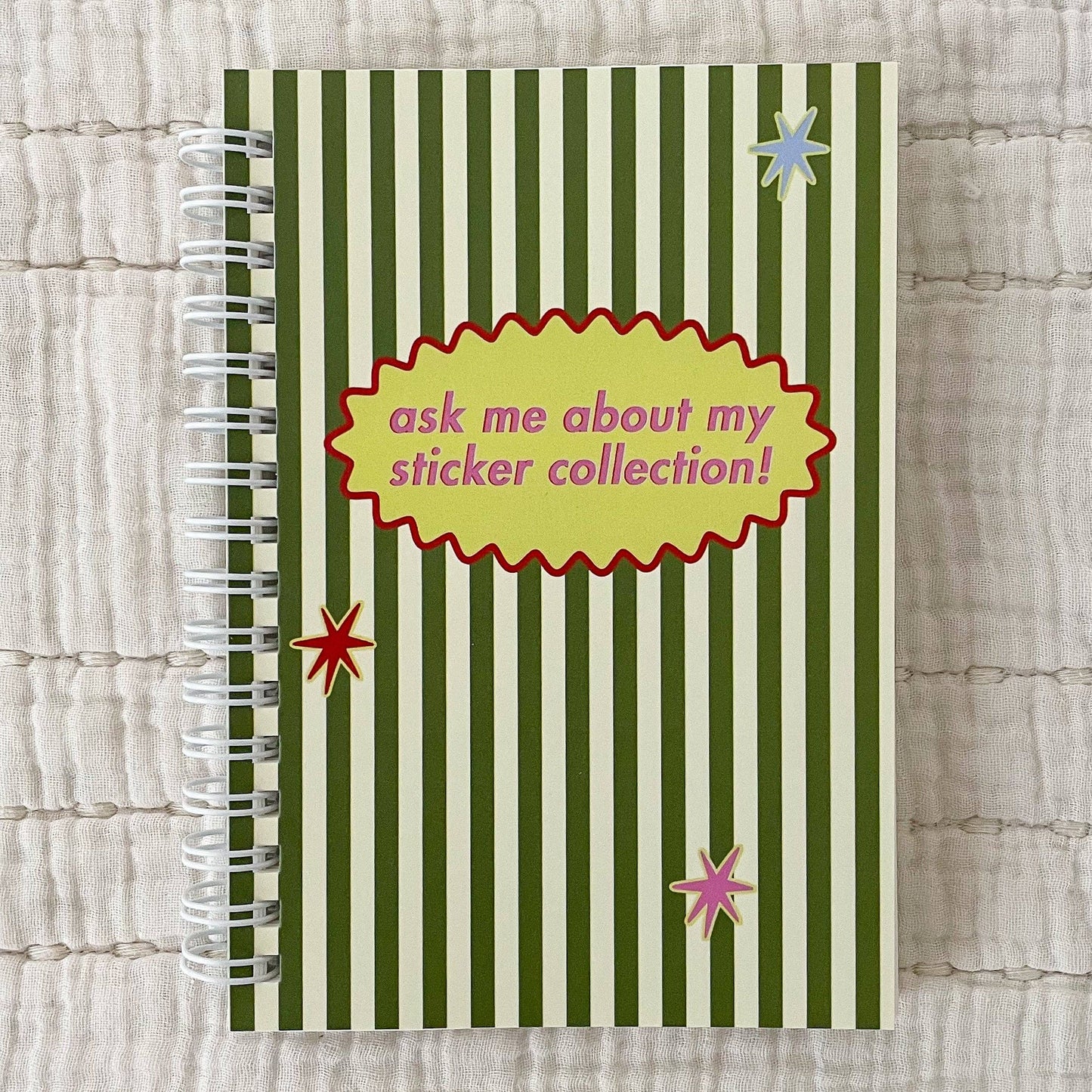 Pocket Sticker Book: Pink/Blue