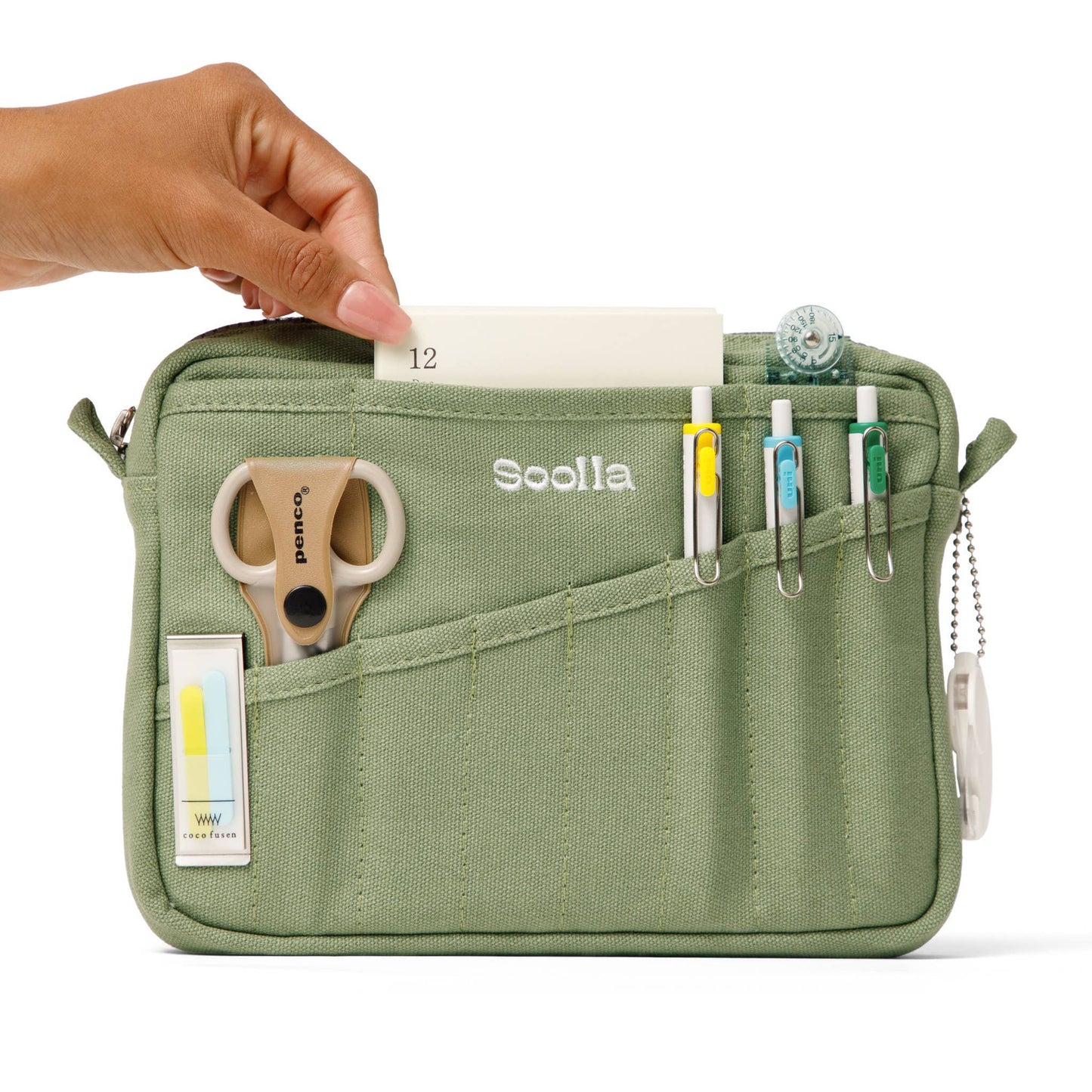Soolla® Studio Pouch, Aquamarine: Aquamarine
