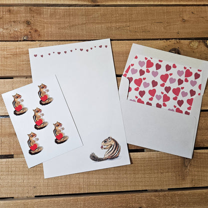 Chipmunk Kisses Letter Writing Set
