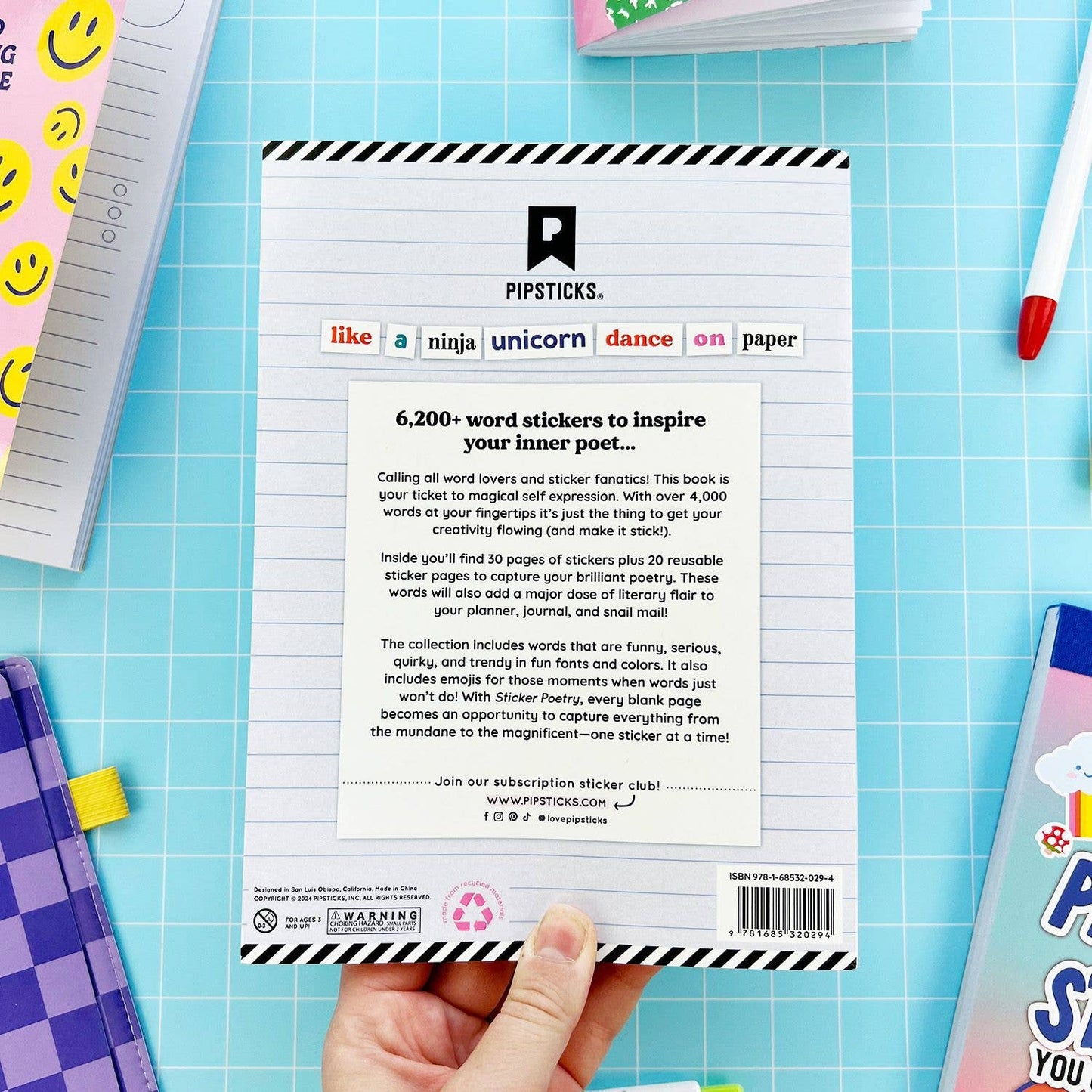 Sticker Poetry Book: Trendy: 0001
