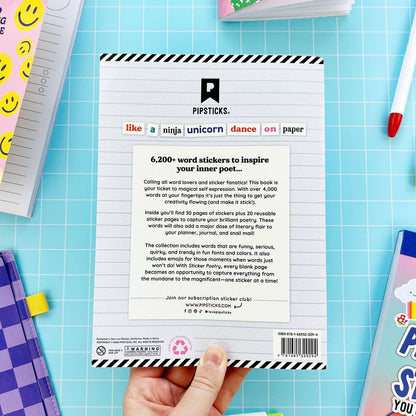 Sticker Poetry Book: Trendy: 0001