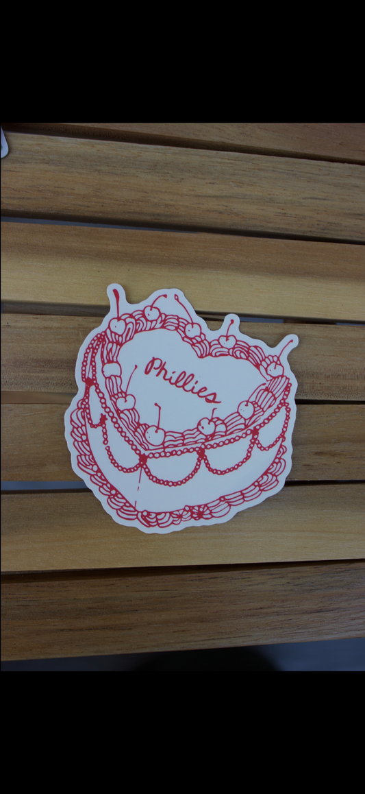 Philadelphia Phillies Cake Sticker
