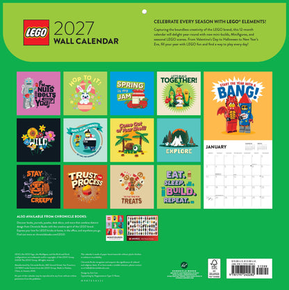 LEGO 2027 Wall Calendar