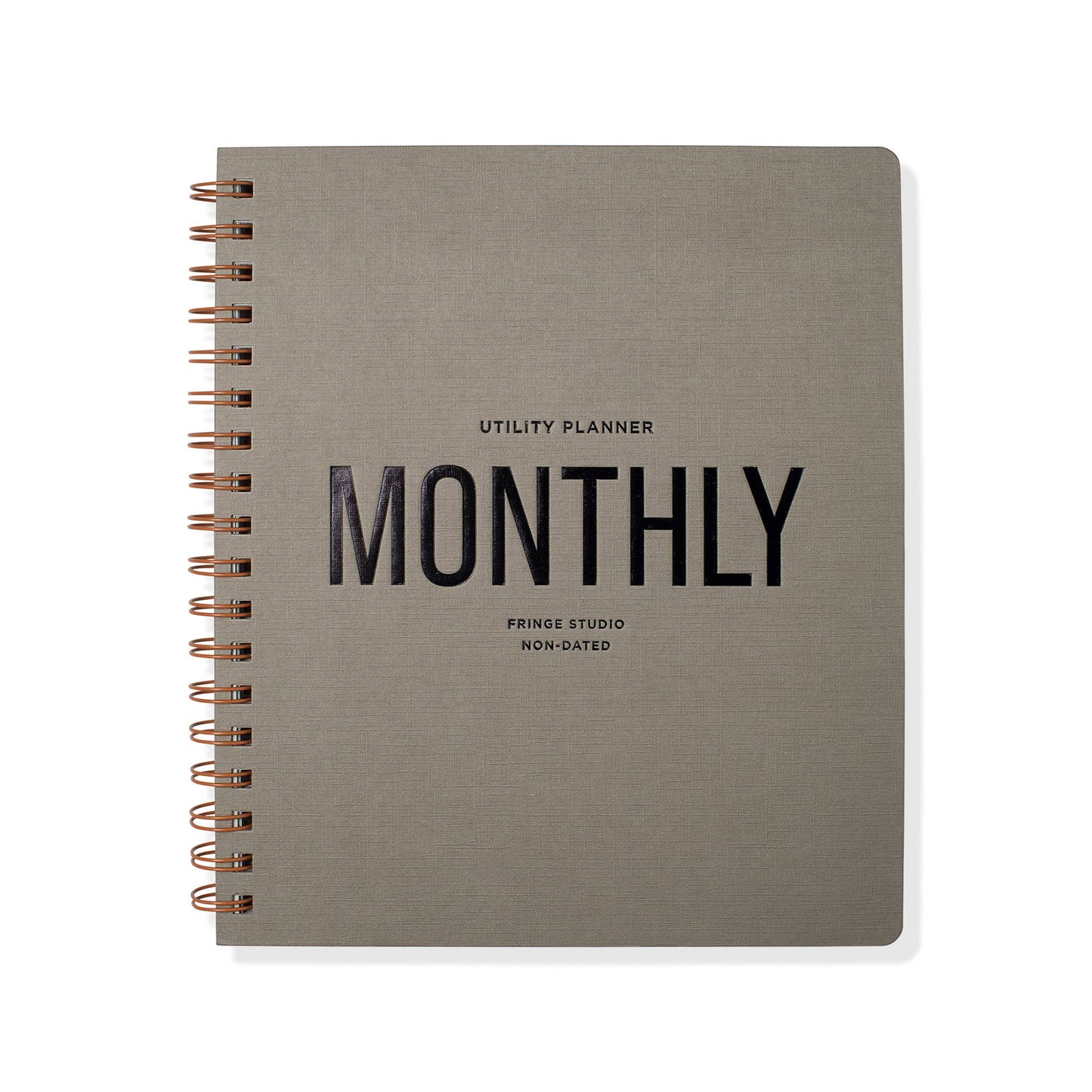 UTILITY NON-DATED MONTHLY PLANNER