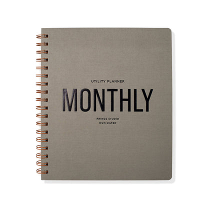 UTILITY NON-DATED MONTHLY PLANNER