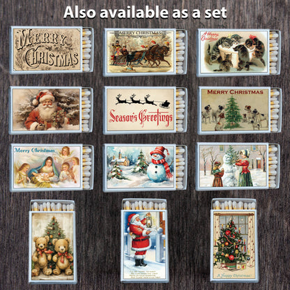 Christmas Tree Matchbox • Decorative Matches • Candle Acc