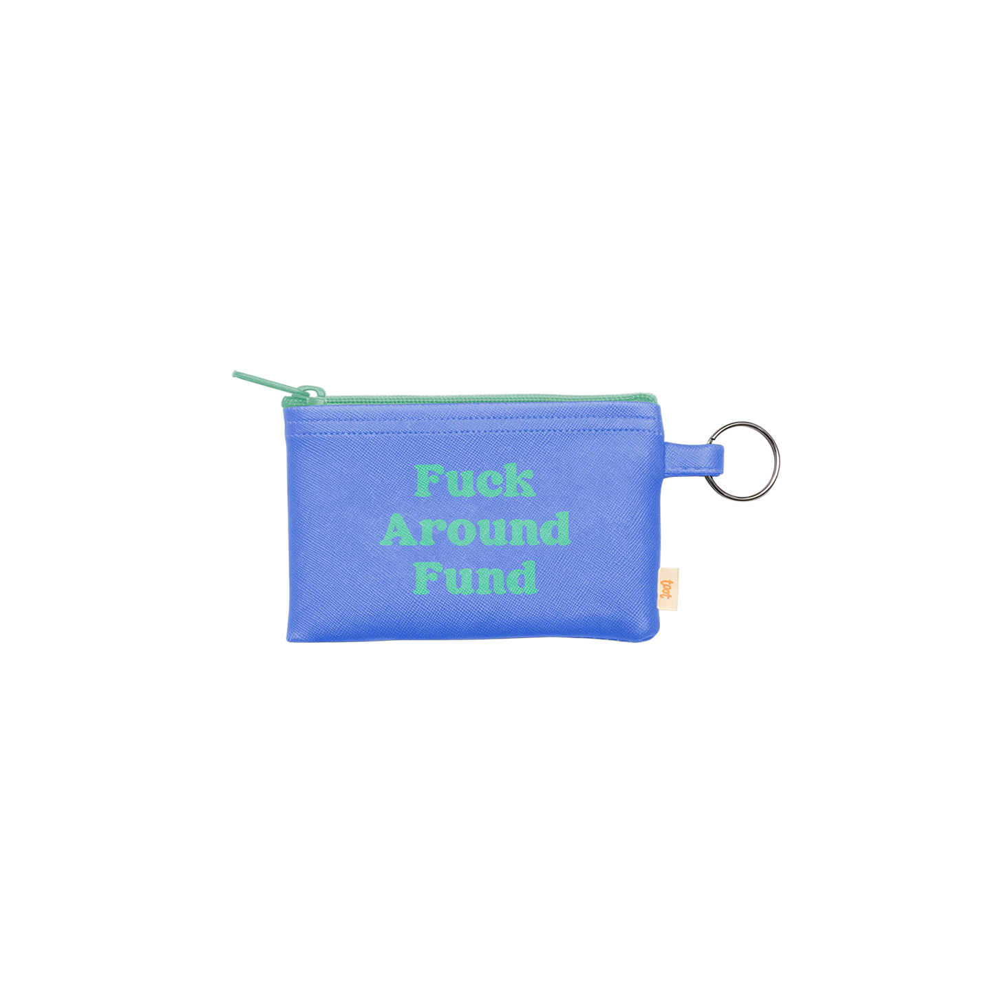 NEW! Colorblock Penny Key Ring: Stay Toxic