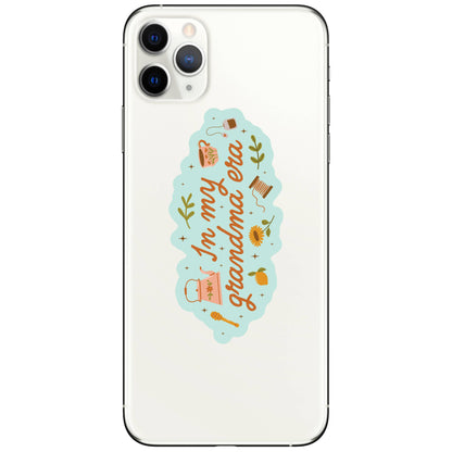 Funny Women Stitch Tea Knit High Quality Vinyl Sticker