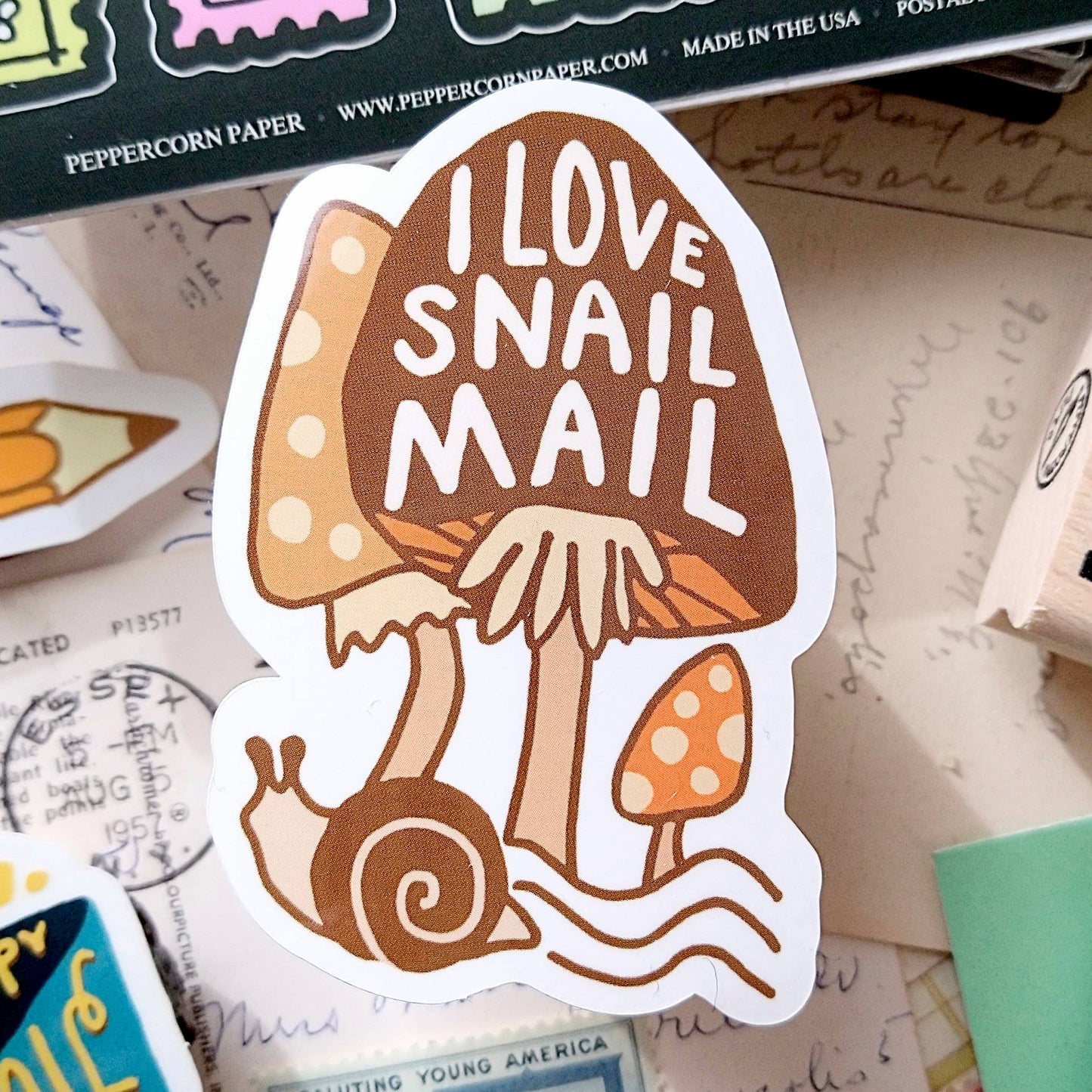 I Love Snail Mail Vinyl Sticker