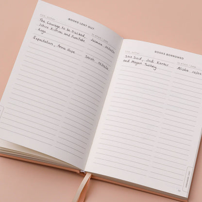Reading Journal (Avid Reader): Blush