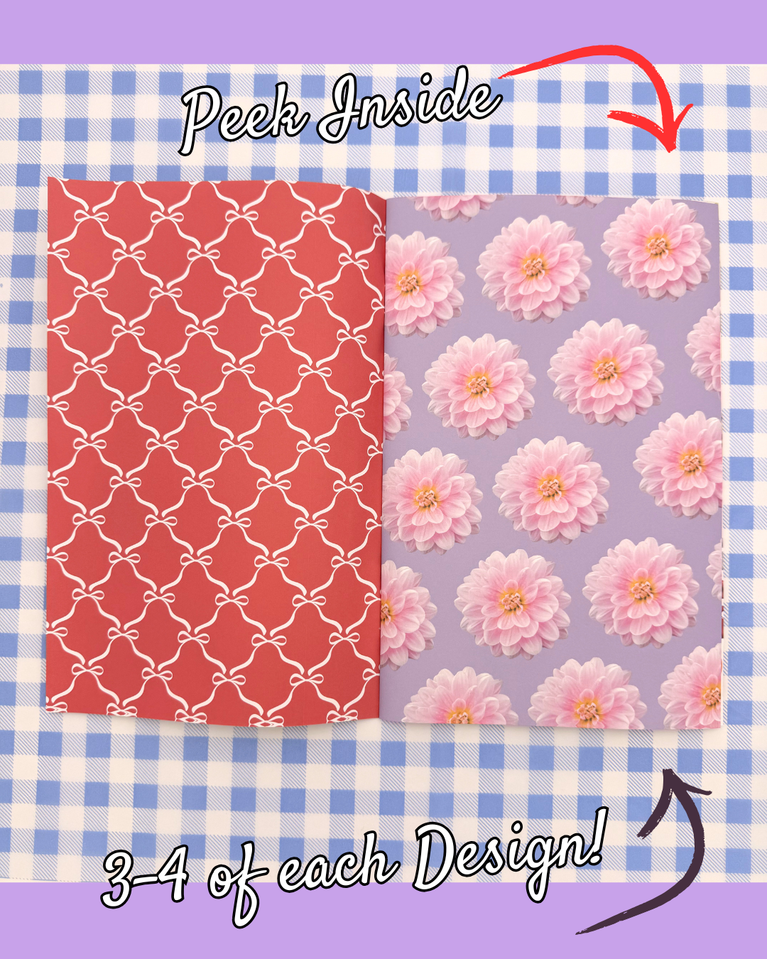 Scrapbook Paper - Buttons & Flowers