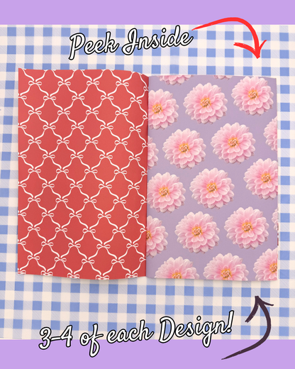 Scrapbook Paper - Buttons & Flowers