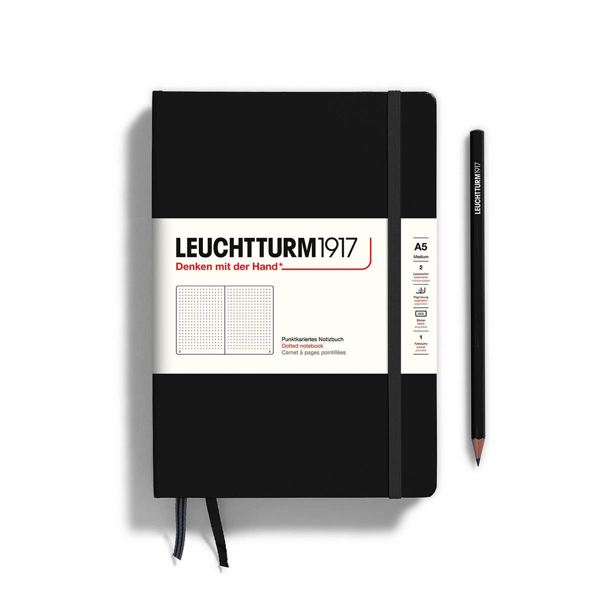 Notebooks - Medium (A5): Powder / Hardcover / Dotted