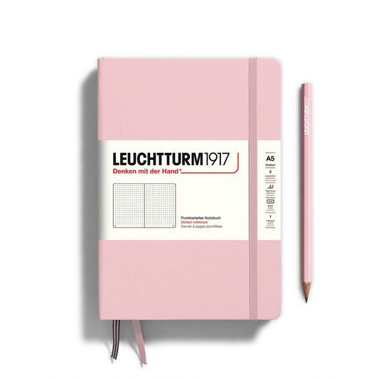 Notebooks - Medium (A5): Powder / Hardcover / Dotted
