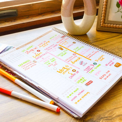 2026 Timed Vertical Weekly Planner - 8.5" x 11"