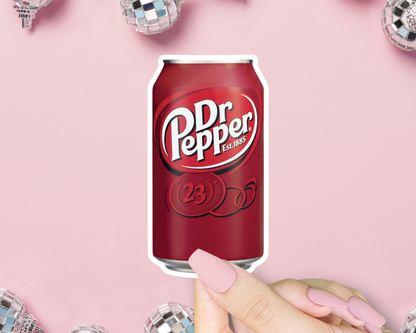 Dr. Pepper Sticker, Sweet Treat, Girl Dinner, Hydration