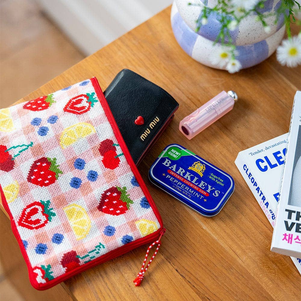 FRUIT MARKET | Needlepoint Pouch Kit