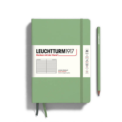 Notebooks - Medium (A5): Anthracite / Hardcover / Dotted