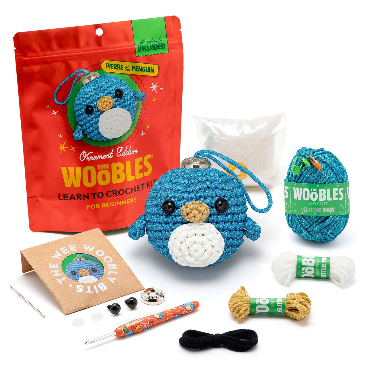 Pierre the Penguin Ornament Crochet Kit