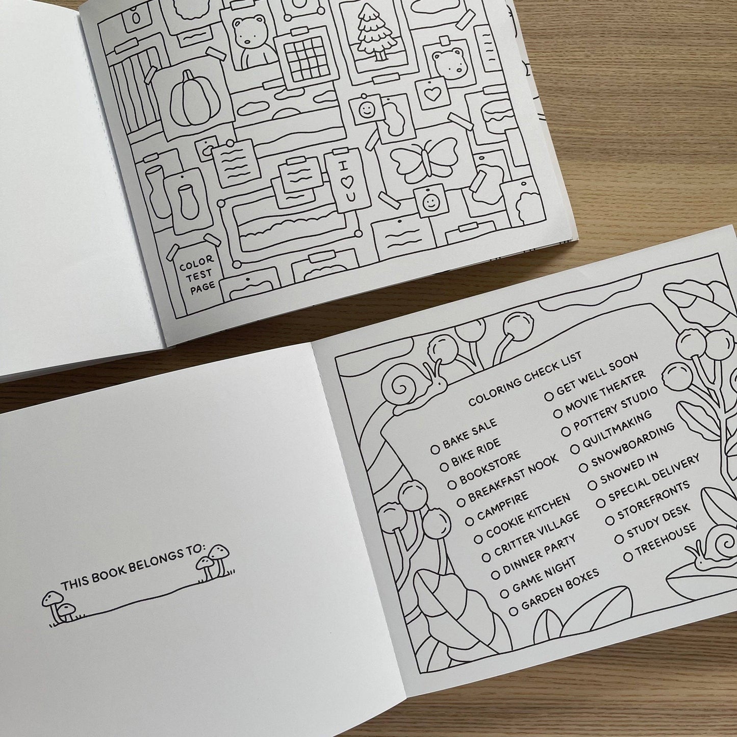Fall-Winter Coloring Book