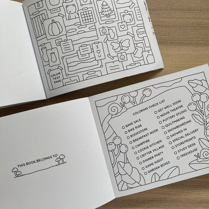 Fall-Winter Coloring Book