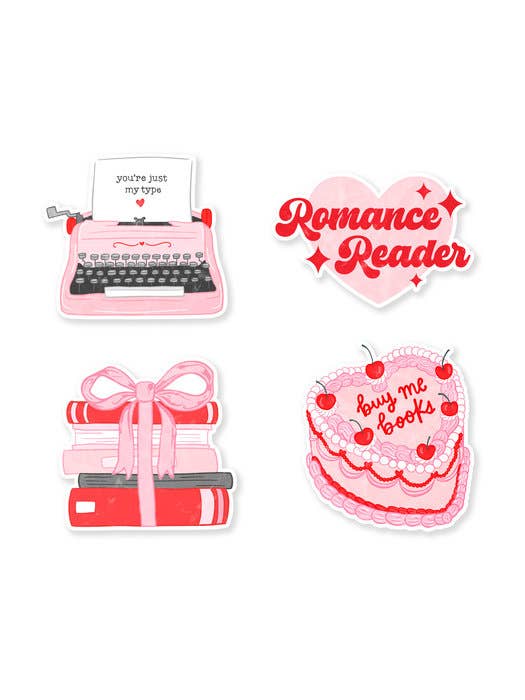 Romance Reader Stickers