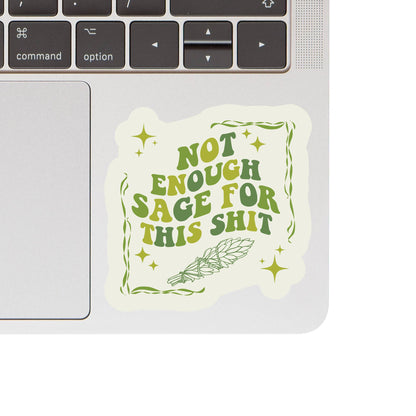 Sage Energy Crystal Swear Funny High Quality Vinyl Sticker