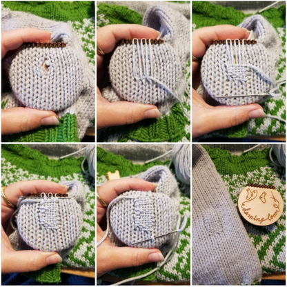 Smaller Darning and Mending Loom Kit: Smaller Darning Loom Kit - $36